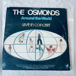 The Osmonds Around The World Live In Concert 2 vinyl LP record album